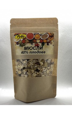 Muesli, 40% fruits